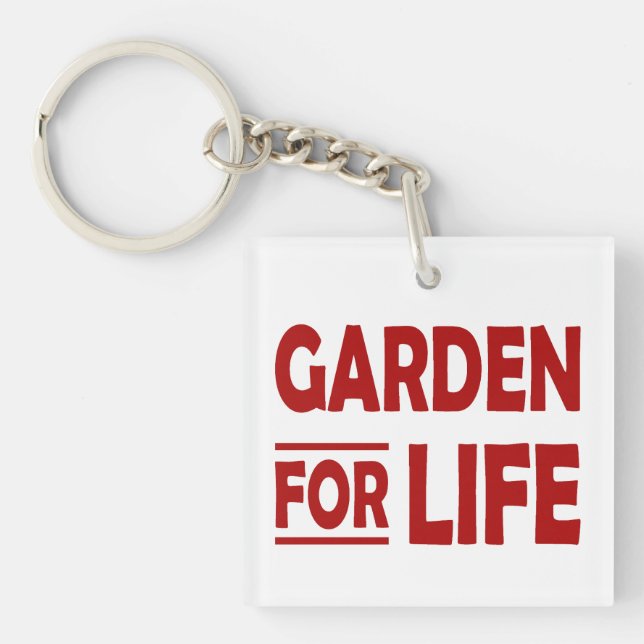 Porte-clefs Garden For Life - Amant Plante (Devant)