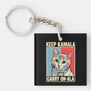 Porte-clefs Garder Kamala et continuer-A-La LA Kamala Harris
