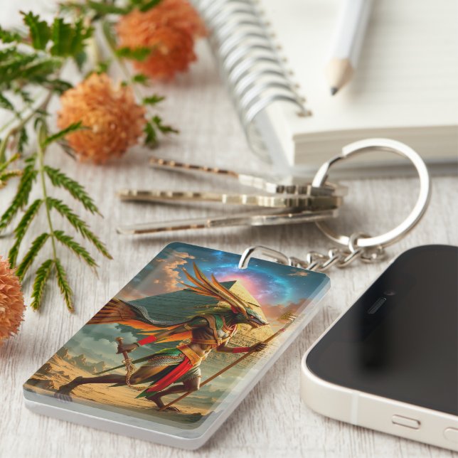 Porte-clefs Gardien de la Porte Céleste – Anubis (Devant droit)