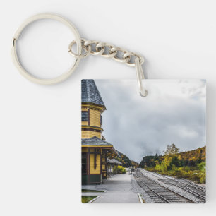 Porte-clefs Gare de Crawford Notch Porte - clé acrylique