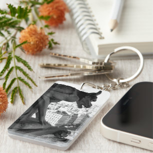 Porte-clefs Gargoyle gothique Notre-Dame Porte - clé impermé