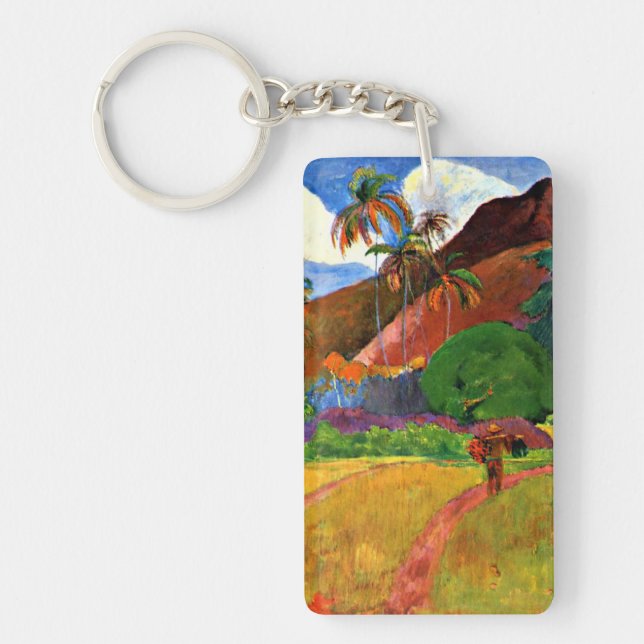 Porte-clefs Gauguin - Les montagnes tahitiennes (Devant)