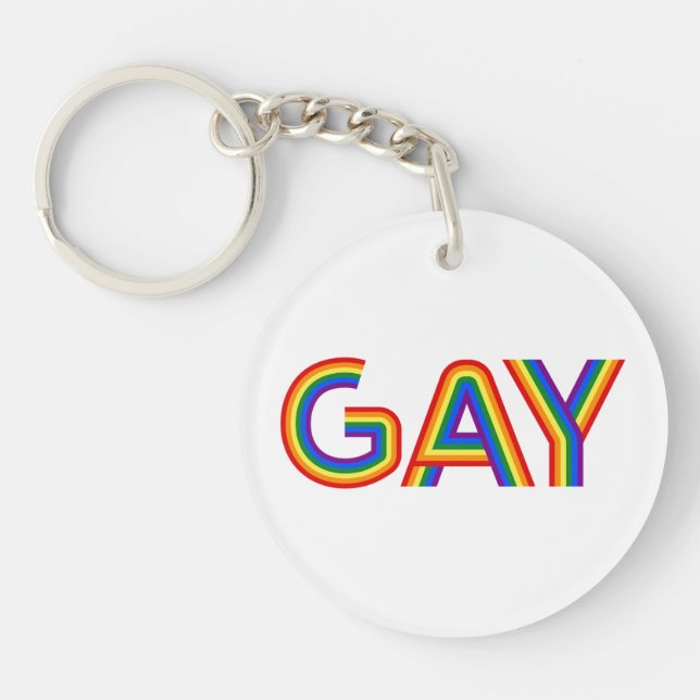 PORTE-CLEFS GAY (Devant)