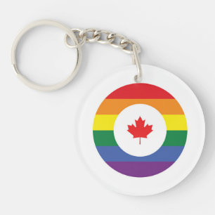 Porte-clefs Gay pride canadien