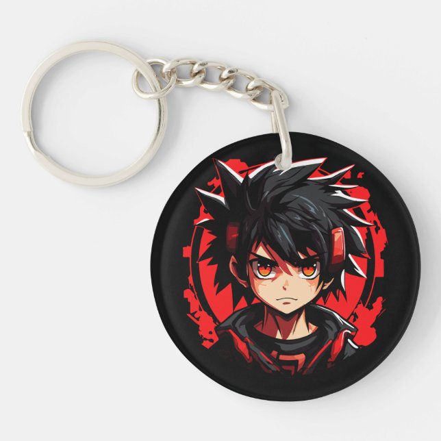 Porte-clefs Gear surnaturelle : Anime Boy (Devant)
