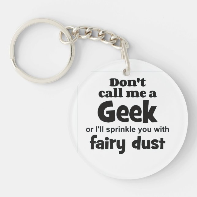 Porte-clefs Geek fée poussière bf (Devant)
