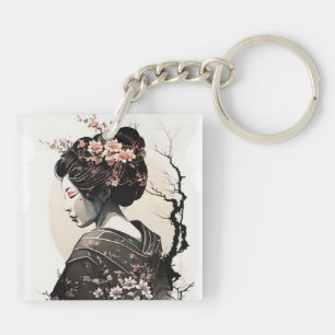Porte-clefs Geisha