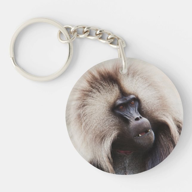 Porte-clefs Gelada Baboon, Éthiopie (Devant)