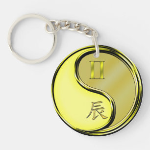 Porte-clefs Gemini & Dragon Métal