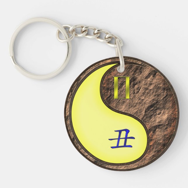 Porte-clefs Gemini & Earth Ox (Devant)