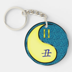 Porte-clefs Gemini et Ox d'eau