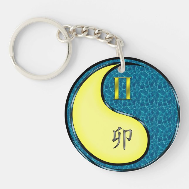 Porte-clefs Gemini et Rabbit d'eau (Devant)