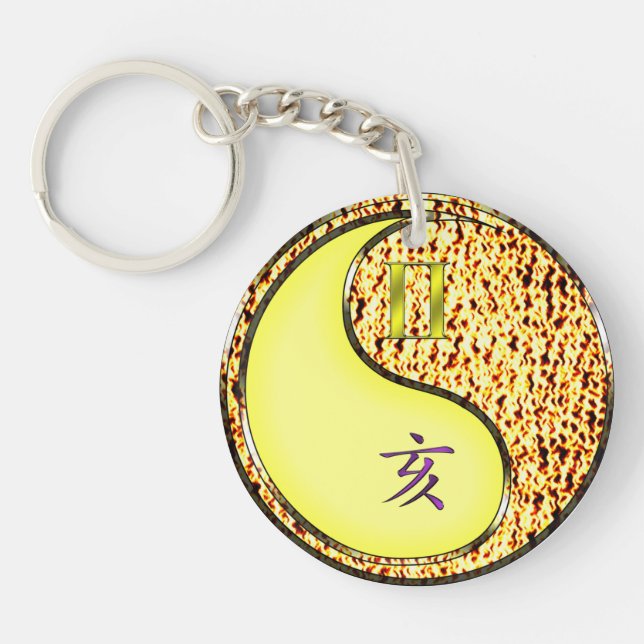 Porte-clefs Gemini & Fire Boar (Devant)