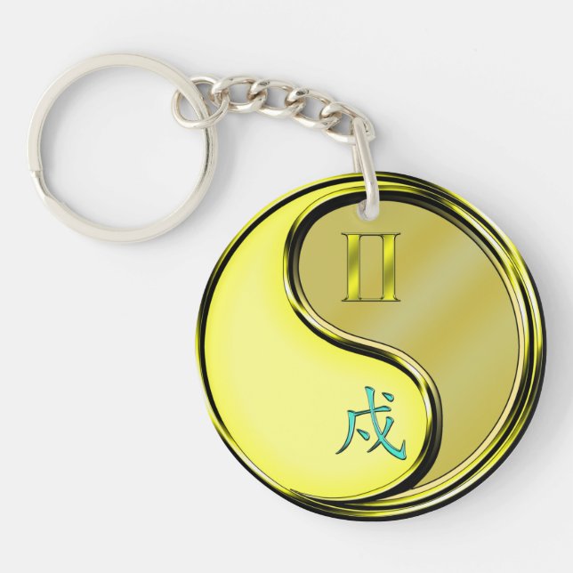 Porte-clefs Gemini & Metal Chien (Devant)