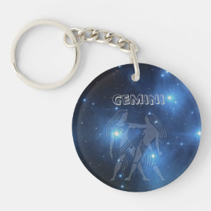 Porte-clefs Gemini transparent