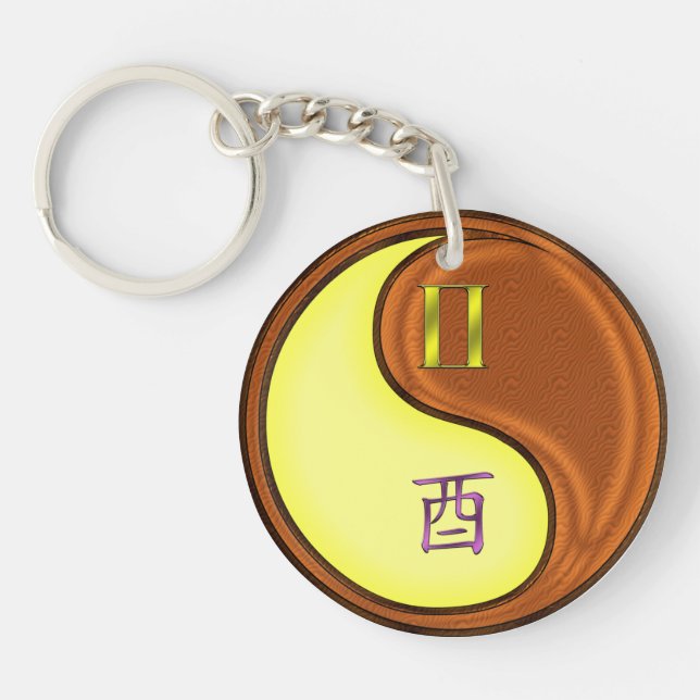 Porte-clefs Gemini & Wood Roster (Devant)