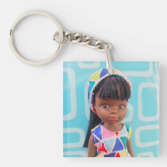 Porte-clefs Géométrie colorée Dottie (Devant)