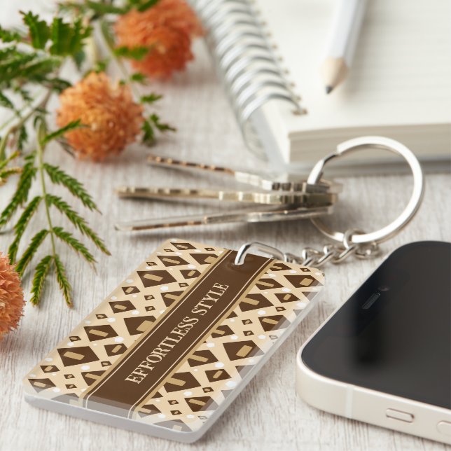 Porte-clefs Géométrie Terreuse (Devant droit)