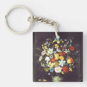 Porte-clefs Georg Flegel Gros morceau de fleurs (en niche)