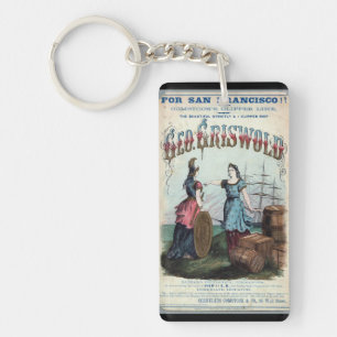 Porte-clefs George Griswold Clipper voilier 1863