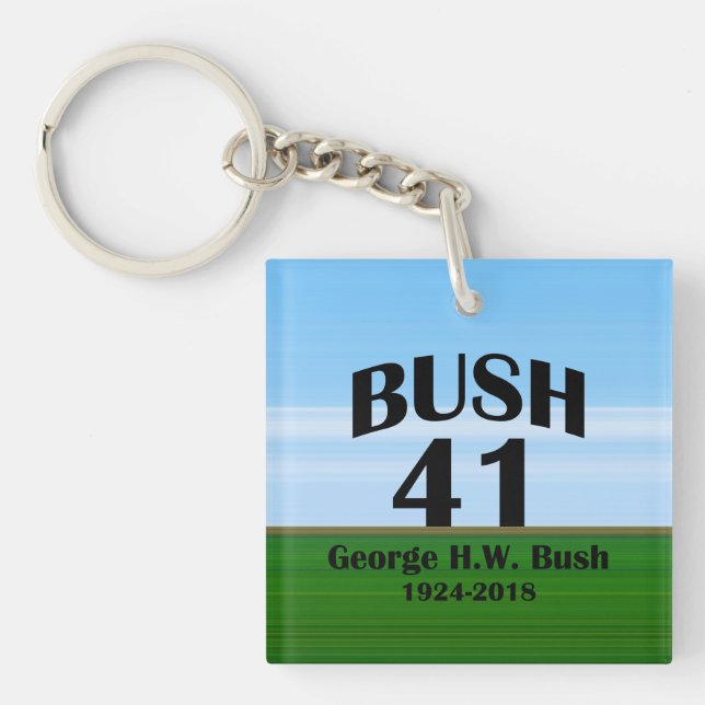 Porte-clefs George H.W. Bush 1924-2018 (Devant)