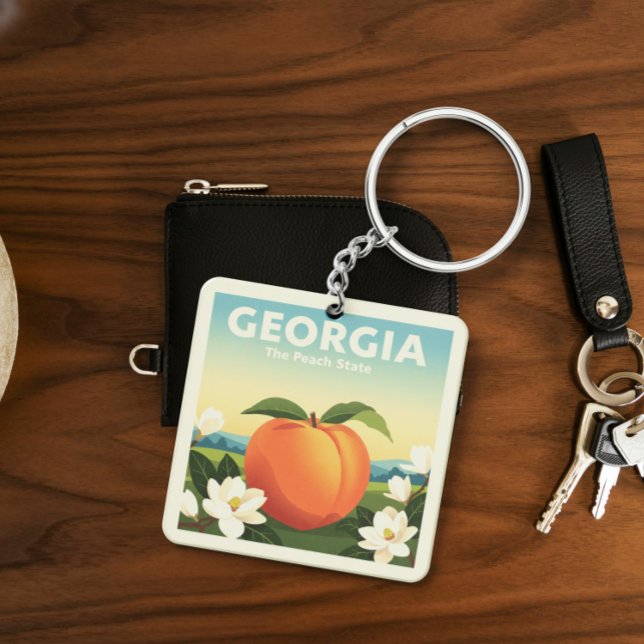 Porte-clefs Géorgie vintage (Créateur téléchargé)