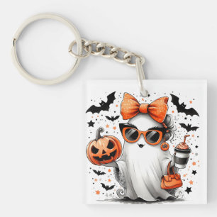 Porte-clefs Ghost d'Halloween drôle