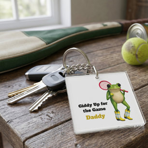 Porte-clefs Giddy Up personnalisé pour le jeu Papa Drôle