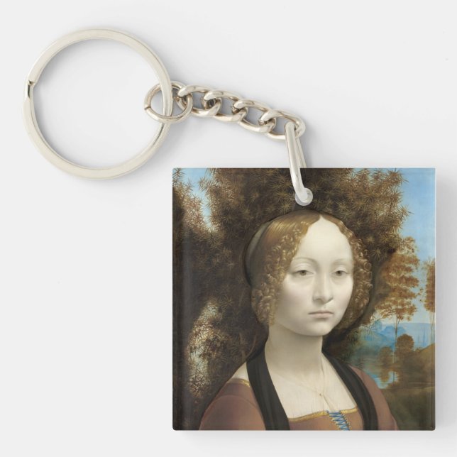 Porte-clefs Ginevra de' Benci Leonardo da Vinci (Devant)