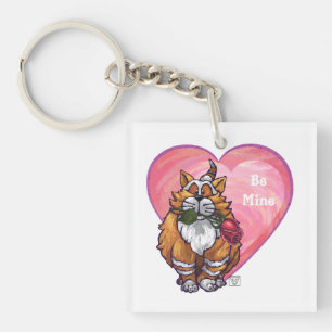 Porte-clefs Ginger Cat Saint-Valentin