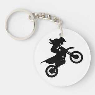 Porte-clefs Girl Dirt Bike