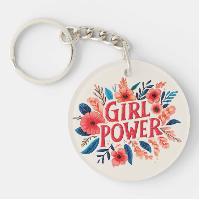 Porte-clefs Girl Power (Devant)