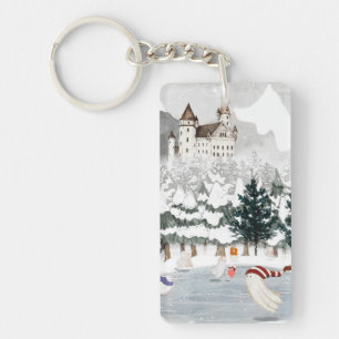 Porte-clefs Glisser en patins
