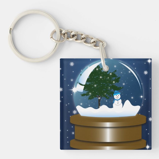 Porte-clefs Globe de neige (Devant)