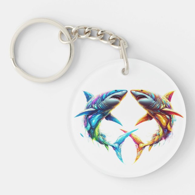 Porte-clefs Glorieux requin (Devant)