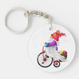 Porte-clefs Gnome de Noël avec Porte - clé cadeau
