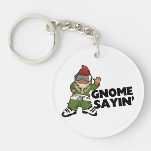 Porte-clefs Gnome drôle de butin de Sayin de gnome