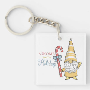 Porte-clefs Gnome Pour Les Fêtes Festive Noël