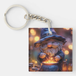 Porte-clefs Gnome souriant Stirring Magic Pot