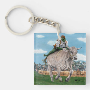 Porte-clefs Goblin Rider Ox Racing Imaginaire Art Porte - clé