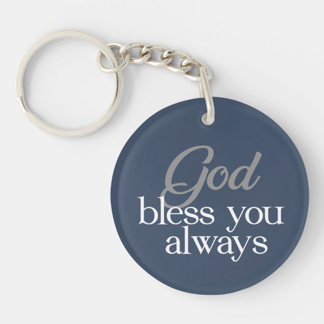 Porte-clefs God bless you (Devant)