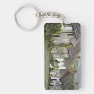 Porte-clefs Gold Hill, Shaftesbury, Dorset, Angleterre, Royaum