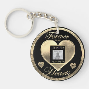 Porte-clefs Gold Photo Memorial