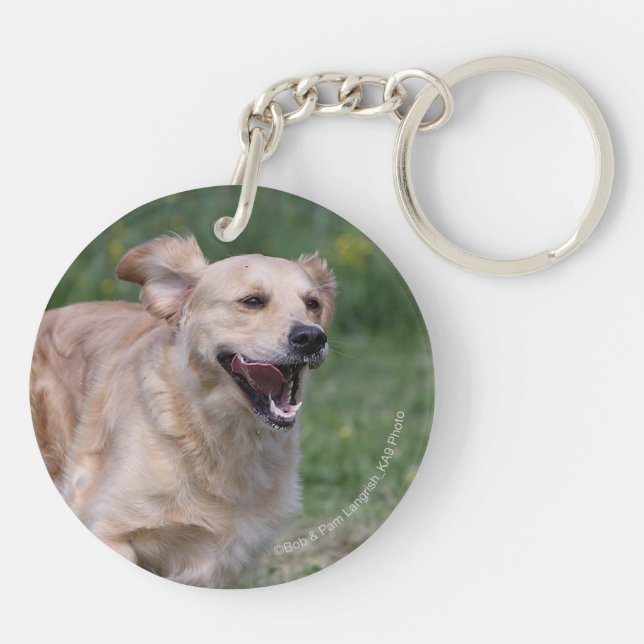 Porte-clefs Golden retriever courant 1 (Dos)