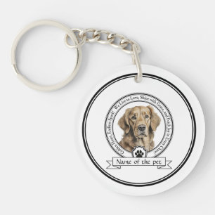 Porte-clefs Golden Retriever Credo