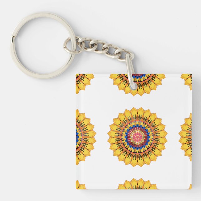 Porte-clefs Golden sunburst  (Devant)