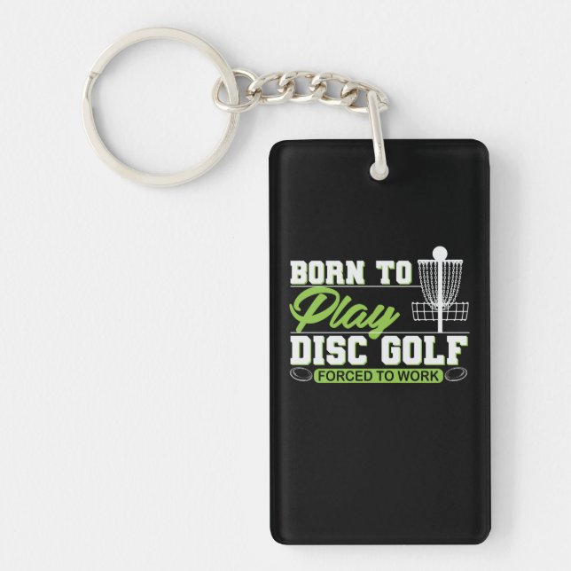 Porte-clefs Golf Born to Play Disc (Devant)