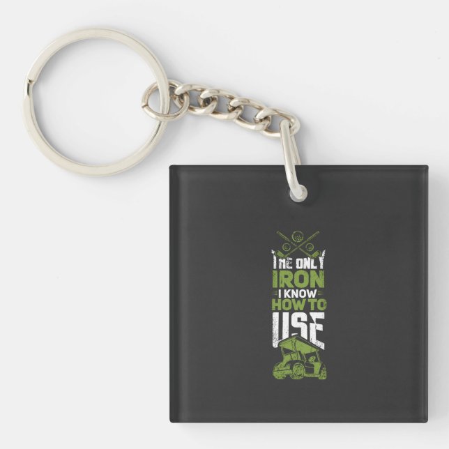 Porte-clefs Golf - C'est le seul fer (Devant)