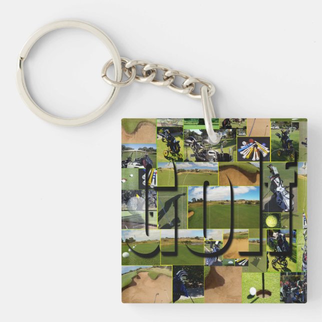 Porte-clefs Golf Collage (Devant)