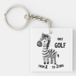 Porte-clefs Golf de A à Z, Zèbre